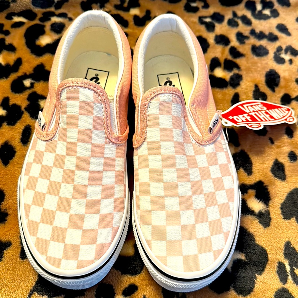 CLASSIC SLIP-O VANS SIZE:1.5 (Checkerboard) POWDER PIN COLOR